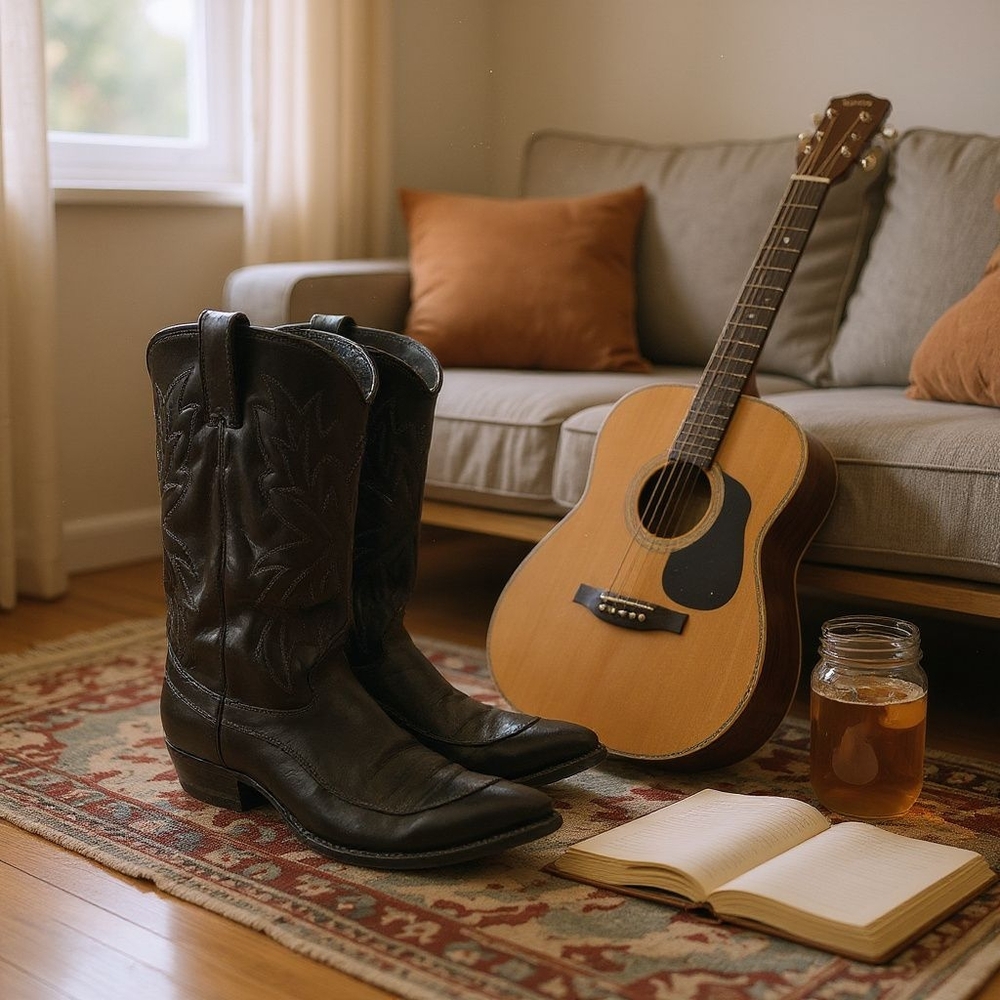 Vintage Justin Black Boots